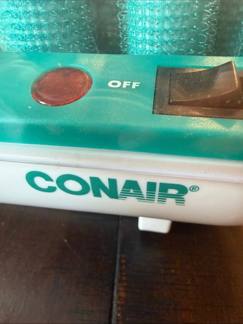 Conair Easy Holding Hairsetter Hot 20-Grip Rollers Curlers in Teal